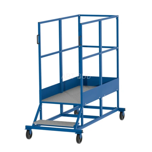 Podest jezdny, platforma jezdna, drabina 1+1 0,5m LONG 1400mm