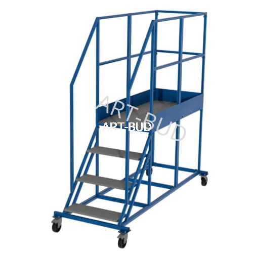 Podest jezdny, platforma jezdna, drabina 3+1 1m LONG 1400mm