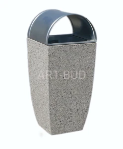 Kosz betonowy z daszkiem 70 litrów