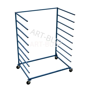 Wózek regałowy stolarski Mobilny regał wspornikowy jednostronny 1500x1000