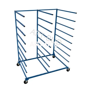 Wózek regałowy stolarski Mobilny regał wspornikowy jednostronny 1500x1000x3