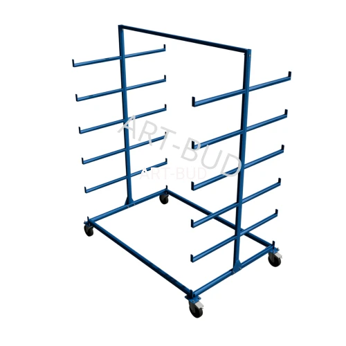 Wózek regałowy Mobilny regał wspornikowy 1500x1000