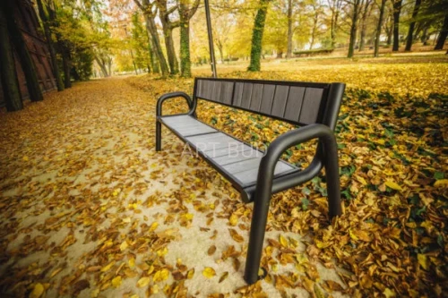 Ławka stalowo- drewniana miejska Spartan WPC