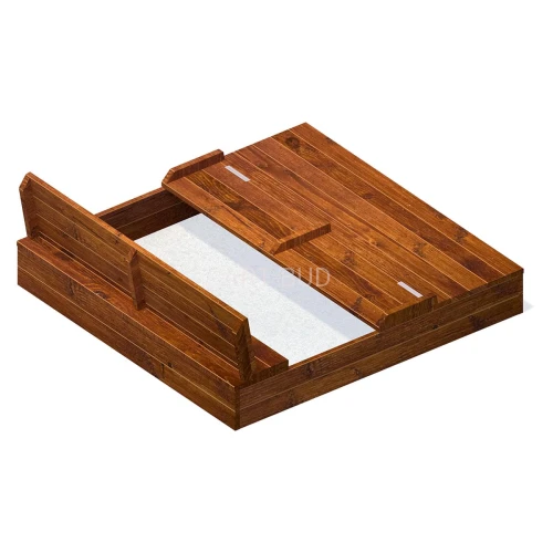 Piaskownica zamykana na plac zabaw PS-009