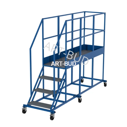 Podest jezdny platforma jezdna drabina 3+1  1m LONG 2100mm 