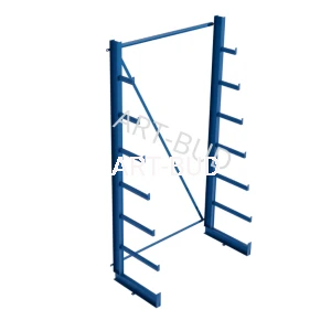 Spawany regał wspornikowy  choinkowy  jednostronny  2500x1350x635mm