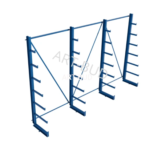 Spawany regał wspornikowy  choinkowy  jednostronny  2500x4050x635mm 