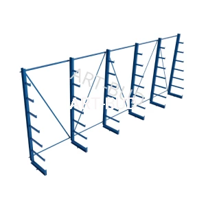 Spawany regał wspornikowy  choinkowy  jednostronny  2500x5400x635mm  (1)