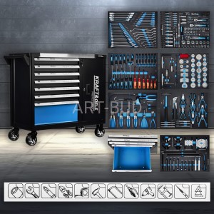 Szafka narzędziowa z wyposażeniem 309el. KD1069