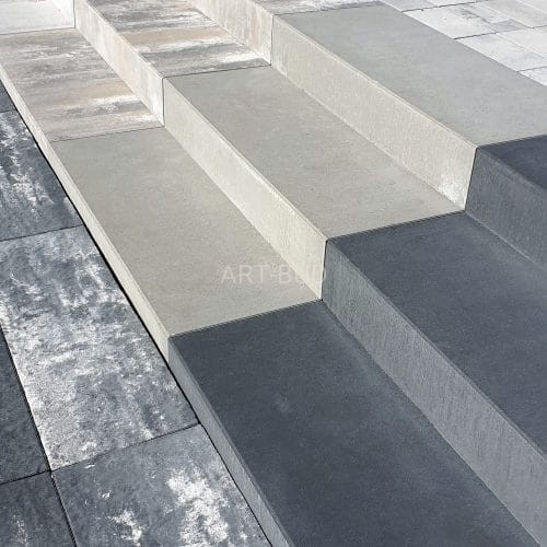 Schody gładkie Royal betonowe bloki schodowe 100 x 40 x 15 cm