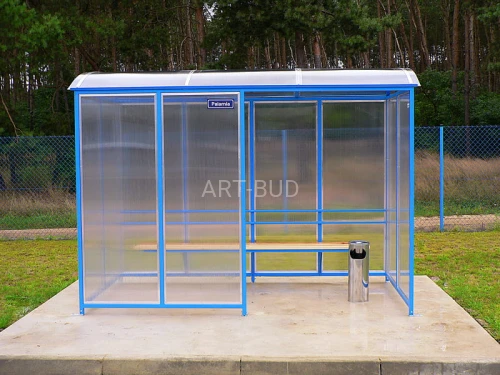 Wiata przystankowa lub palarnia typu OMEGA 3