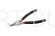 Szczypce Segera zewnętrzne zakrzywione 175 mm