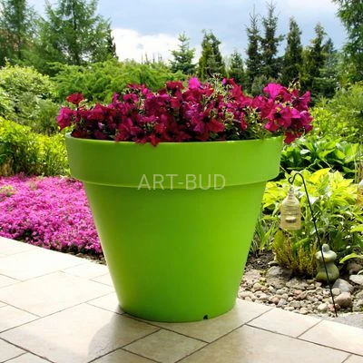 Donica tarasowa wysokość  77 - 94 cm z PE Saturn  