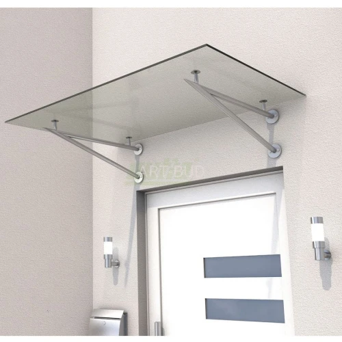 Daszek nad drzwi Gutta HD V 140-160 x 90 cm ze szkła laminowanego