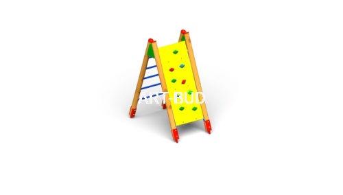 Drabinka ze ścianką wspinaczkową 
