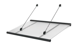 Zadaszenie nad drzwi Koral 150x97 cm daszek z aluminium i akrylu