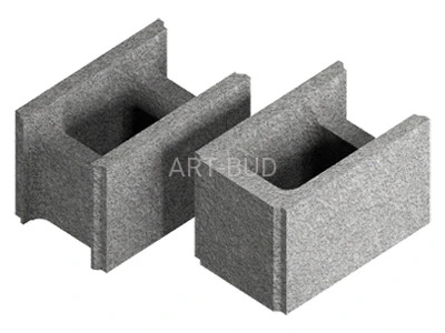 Pustak szalunkowy keramzytowy szary  24x24x37,5