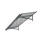 Zadaszenie nad drzwi Loft 140 x 45 cm– stalowy daszek o loftowym stylu
