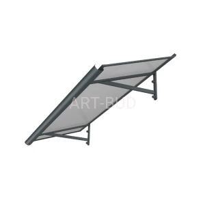 Zadaszenie nad drzwi Loft 140 x 45 cm– stalowy daszek o loftowym stylu