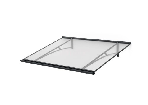 Daszek nad drzwi wejściowe Kamel 120/150x70 cm z poliwęglanu.