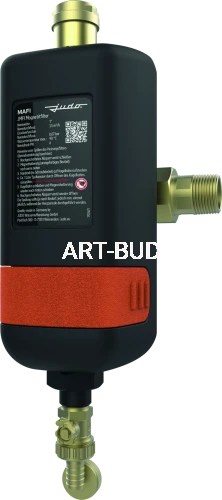 Filtr magnetytowy do ochrony instalacji grzewczych i wodnych JUDO MAFI JMFI ¾" – 1½"