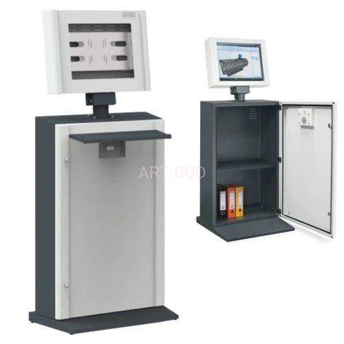 Metalowa szafa komputerowa HSC04 do monitorów dotykowych