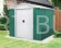 Domek ogrodowy metalowy MAXTORE 65 zielony