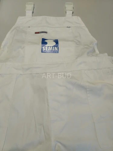 Spodnie robocze białe  Semin