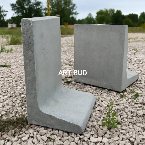 Mur oporowy wibroprasowany (niezbrojony) typu L wys.60cm