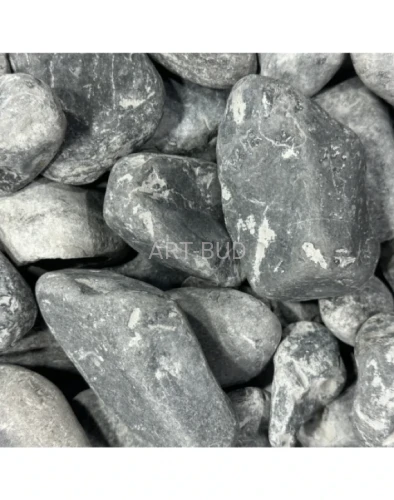 Otoczak Nero Ebano 15-25 mm 20 kg ozdobny kamień ogrodowy do rabat ścieżek skalniaków