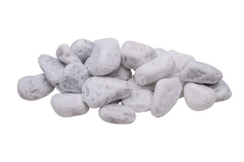 Otoczak Bianco Carrara biały marmur dekoracyjny kamień do ogrodu donic skalniaków