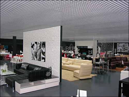 Sufit metalowy podwieszany Base 10 | H22  H40  H50