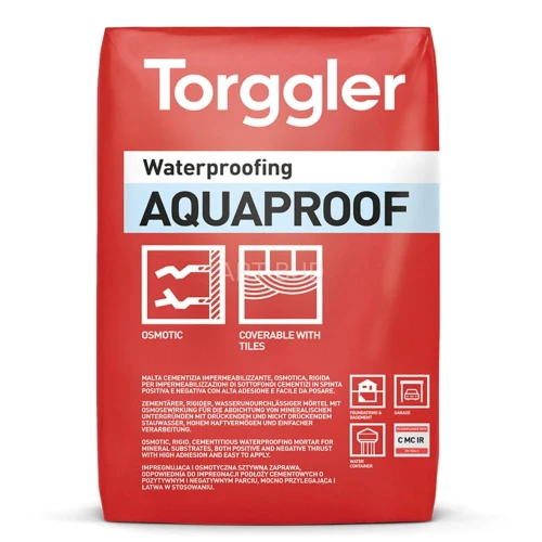 Torggler AQUAPROOF – cementowa mikrozaprawa hydroizolacyjna (25 kg)