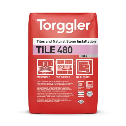  Torggler TILE 480 szybkoschnący elastyczny klej cementowy do płytek gres kamień ceramika