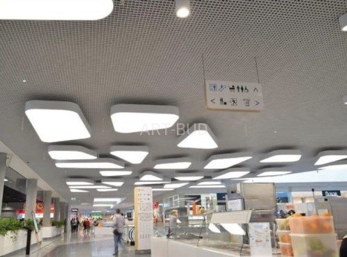 Sufit metalowy MICRO CELL 30x30, 40x40, 20x150 mm