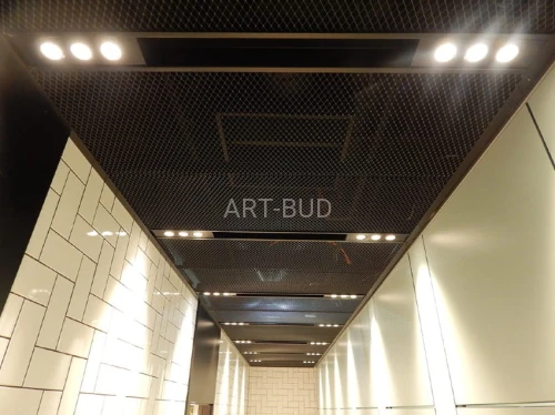 Sufit podwieszany z siatki cięto-ciągnionej VARIO SCC