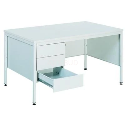 Biurko metalowe z 3 szufladami medyczne biurowe  BIM 031