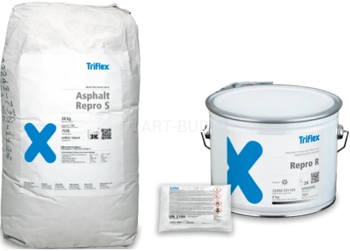Triflex Asphalt Repro 3K 16 kg  do trwałej i skutecznej naprawy nawierzchni asfaltowych