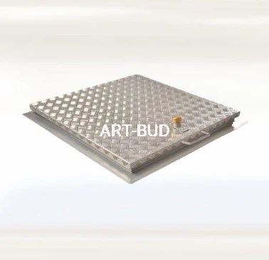 Pokrywa włazu z aluminium/stali szlachetnej System SA3-RI/SA3-TR 