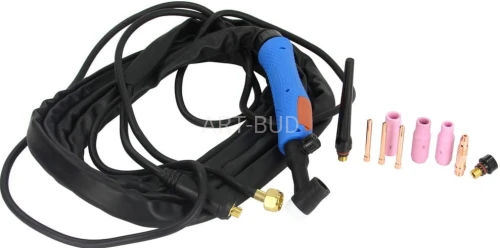 Uchwyt spawalniczy TIG Lift WP-17-V z zaworkiem 10-25 przewód 5 m do spawarek MMA