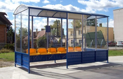 Wiata autobusowa jednowejściowa 