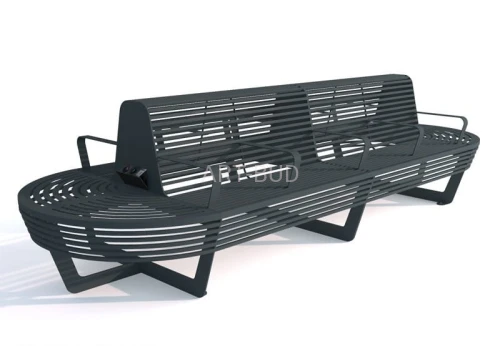 Ławka kolejowa Koliber 8-miejscowa obustronna