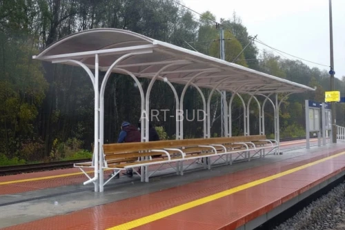 Wiata kolejowa obustronna