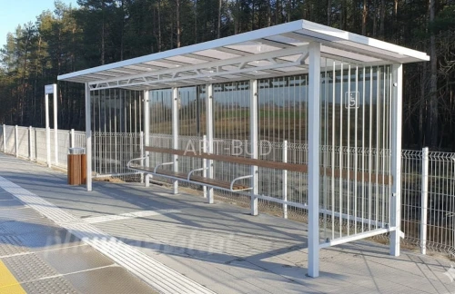 Wiata peronowa zadaszenie szkło hartowane