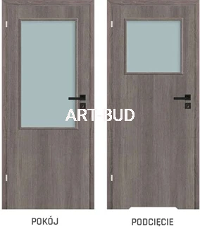 Drzwi płycinowe przylgowe Classic linia Prestige Windoor  pokojowe i łazienkowe