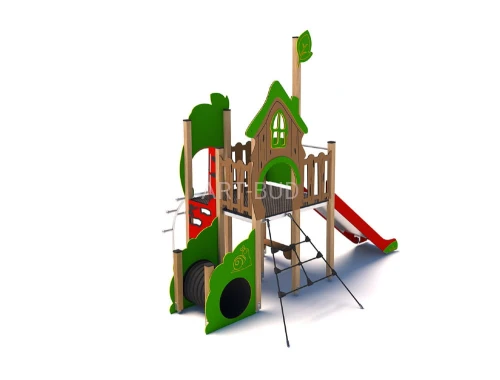 Domek na drzewie urządzenie zabawowe na plac zabaw