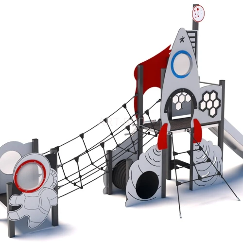 Statek kosmiczny z astronautą