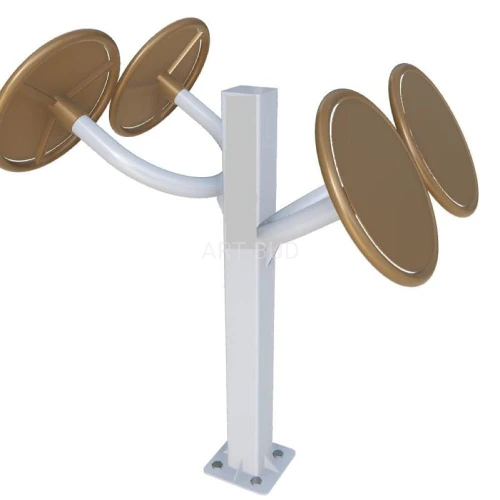 Tai Chi podwójne – Urządzenie Fitness Outdoor poprawa ruchomości i koordynacji