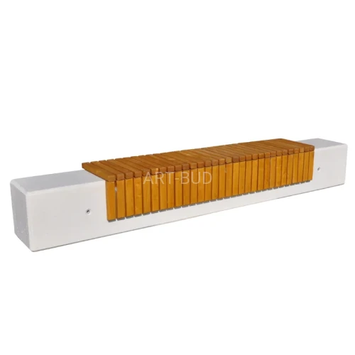 Ławka betonowa miejska z betonu architektonicznego