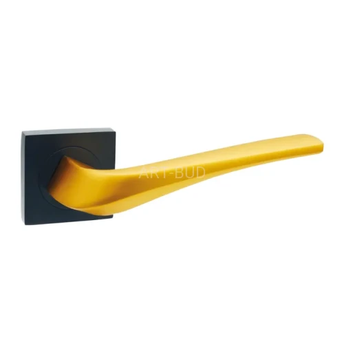 Klamka Adel-Qr czarno-złota   Domino